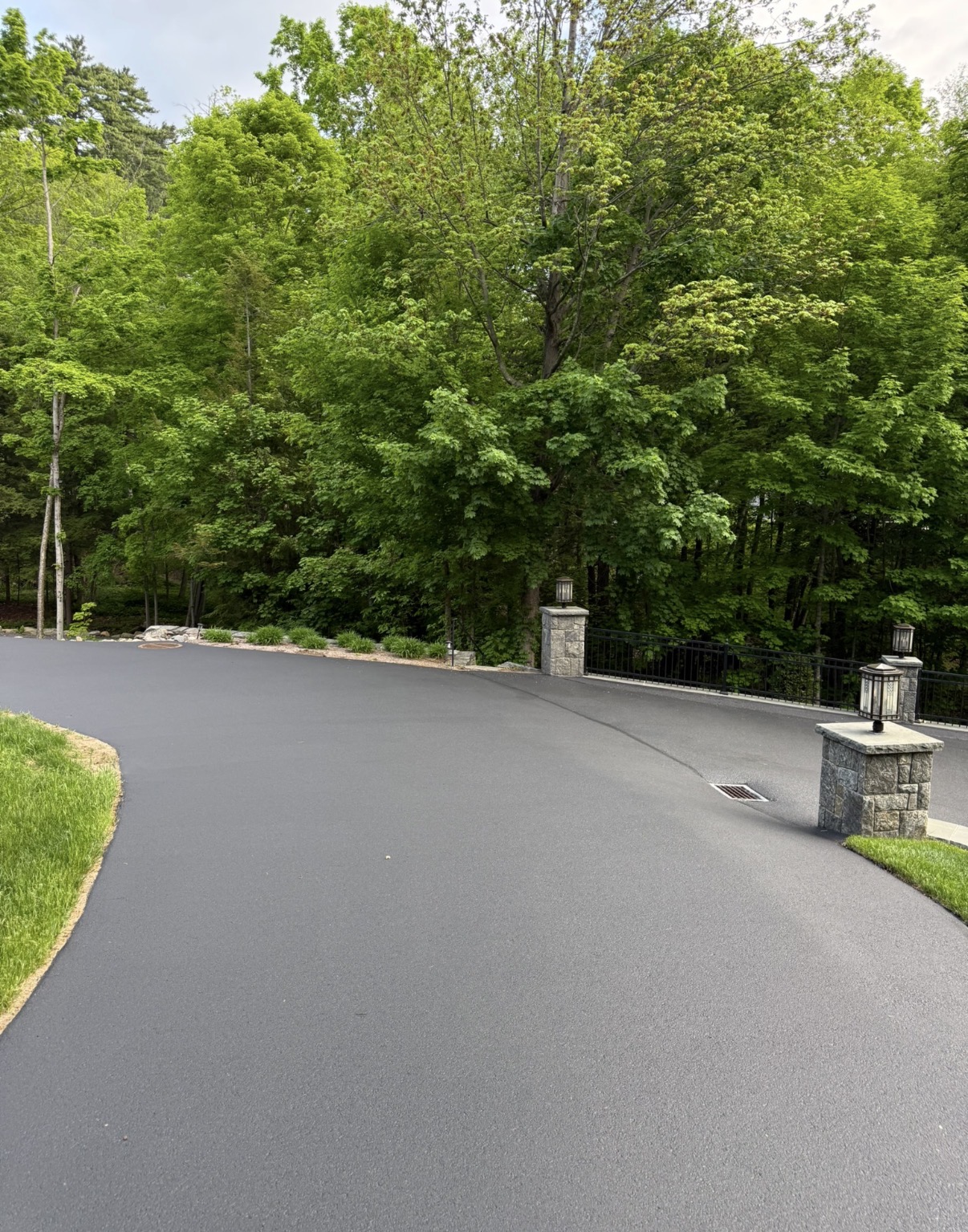 Finished driveway project by Elevated Asphalt